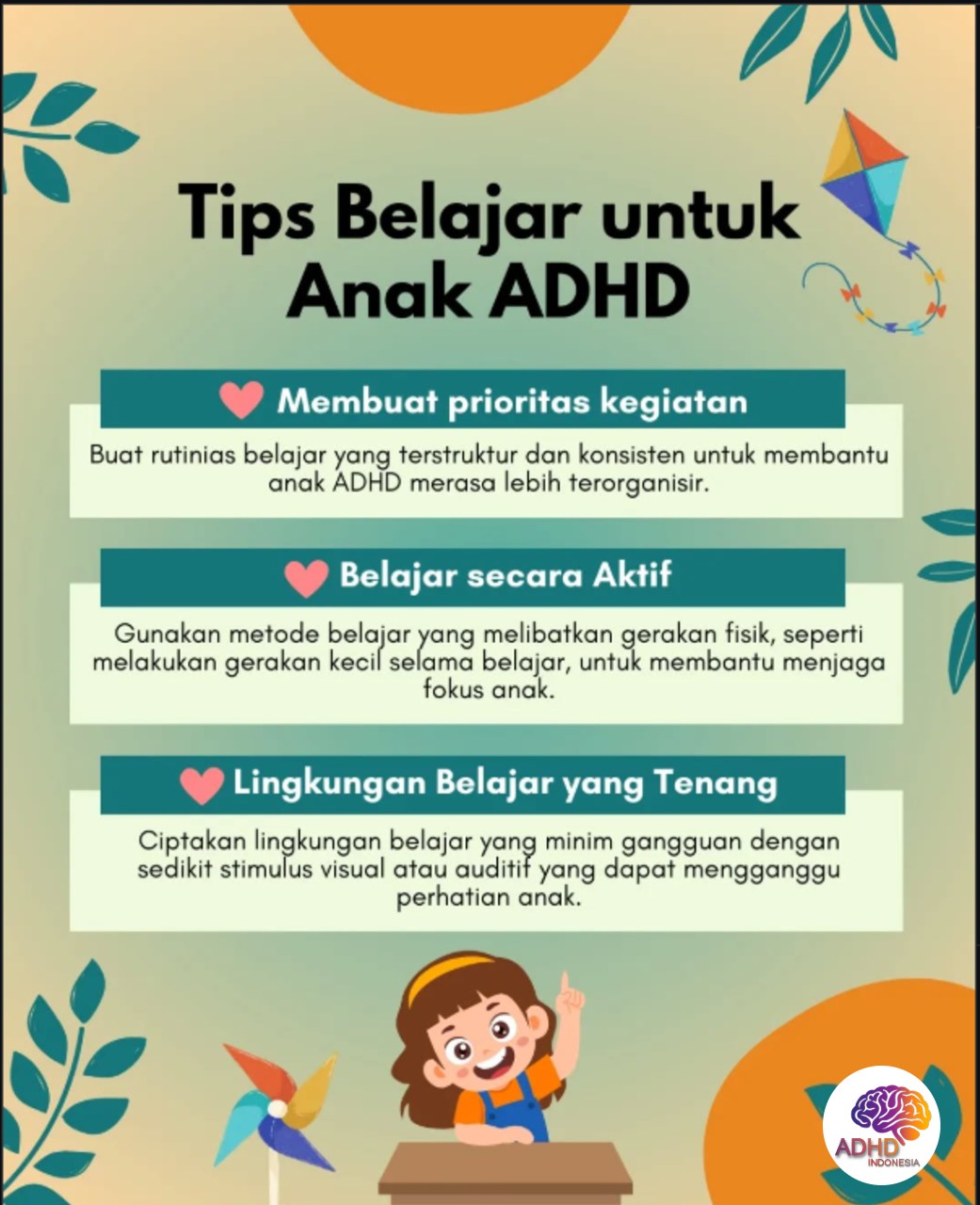 Strategi Belajar yang Cocok untuk Anak ADHD di Kabupaten Jombang